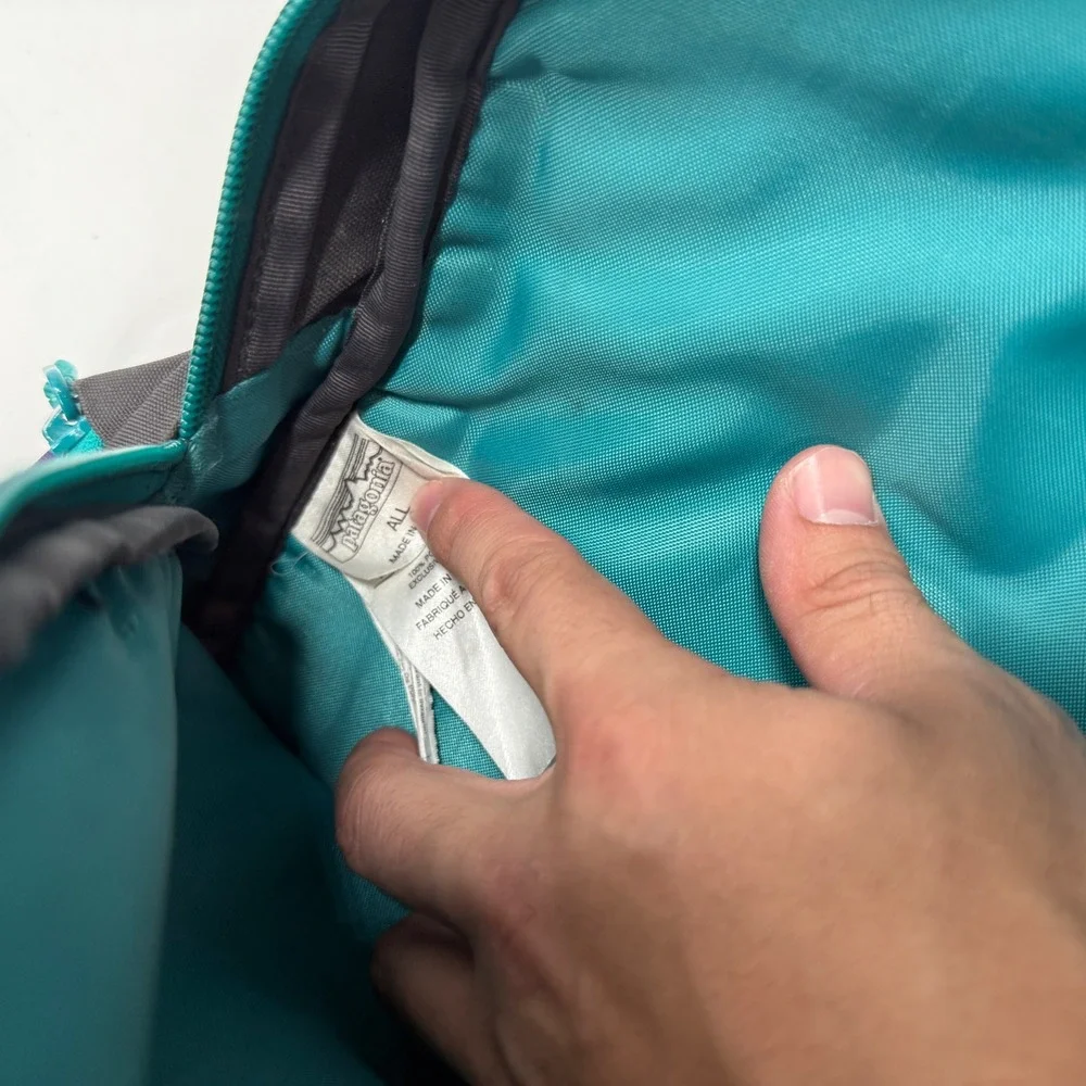 Vintage Patagonia Jalama 28L Backpack Grey Purple Teal Hiking Daypack 48095